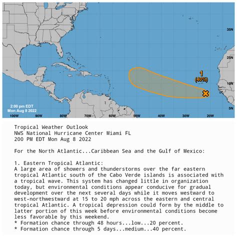 Mike S Weather Page On Twitter Monday Afternoon Nhc Tropical Update On Invest No Real