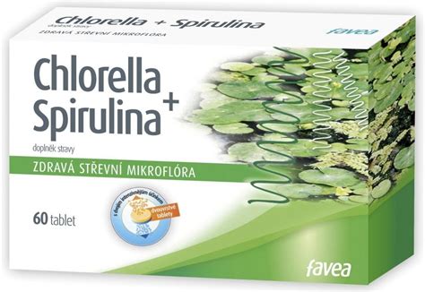 Favea Chlorella Spirulina 60 tablet od 225 Kč Heureka cz