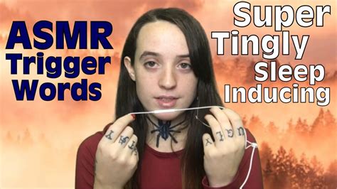 Asmr Trigger Words Repeating Tingly Words Whispered Mouth Sounds