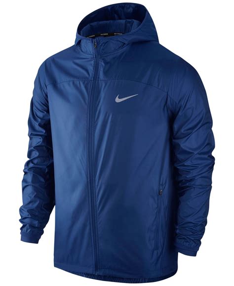 Nike Nike New Blue Mens Size Medium M Full Zip Hooded Windbreaker