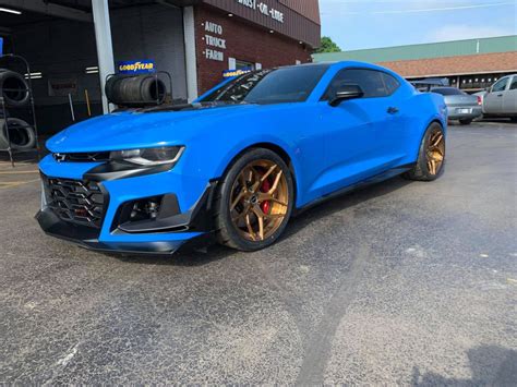 Chevrolet Camaro Zl1 6th Gen Blue Brixton Forged Pf5 Ultrasport