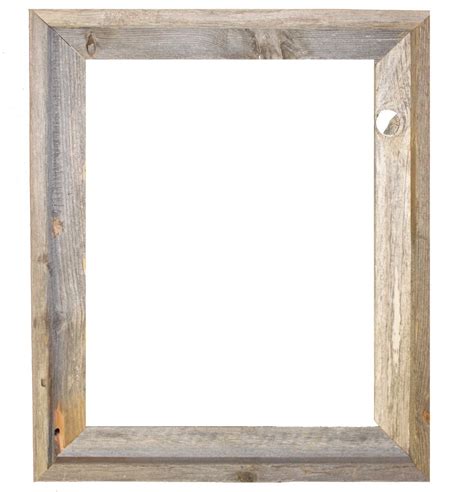 16x20 2 Wide Barnwood Reclaimed Wood Open Frame No