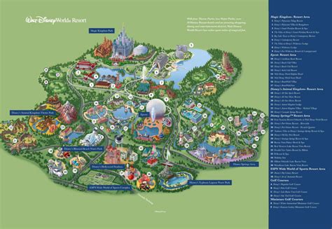 Walt Disney World Printable Maps Printable Maps
