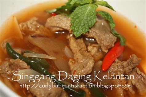 Resepi singgang daging memang popular di pantai timur terutama di kelantan atau terengganu. Curlybabe's Satisfaction: Singgang Daging Kelantan