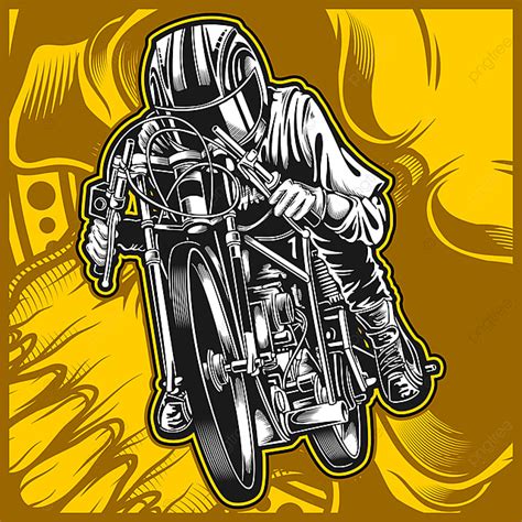Motorcycle Race Vector Png Images Motorcycle Racing Vector Hand