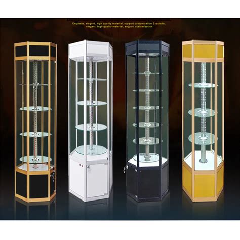 rotating glass display cabinet for jewellery shop design buy shot glass display cabinet tall