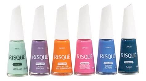 Kit Esmaltes Nova Cole O Chegamos Para Ficar Risque C Un