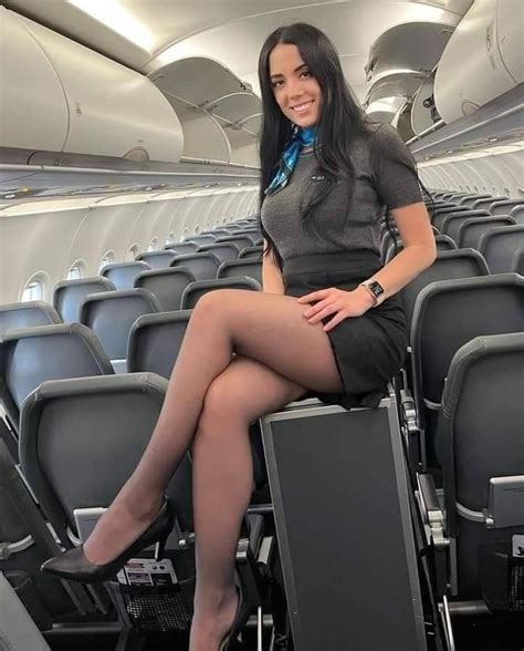 Women Legs Thigh High Stockings And Tights Jet Girl Flight Girls