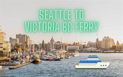 Seattle To Victoria Ferry Three Hours High Speed From 11200
