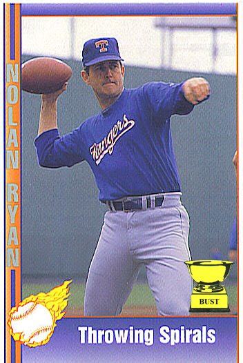 Maybe you would like to learn more about one of these? Baseball Card Bust: Nolan Ryan, 1991 Pacific Trading Cards