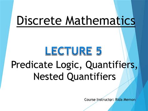Solution Discrete Structures Lecture 5 1 Studypool
