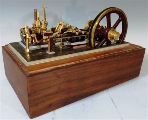 Working Scale Model Stationary Steam Engine Lot 262a