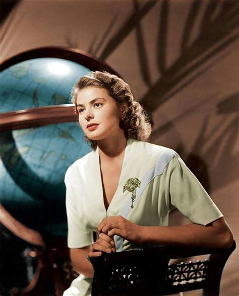 Ingrid Bergman Como Ilsa Lund Em Casablanca Michael Curtiz 1942