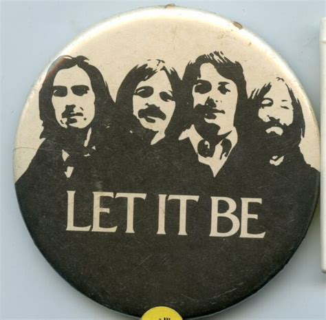 Beatles Pinback Button Lot Set Pin Collection Let It Be Beatlemania