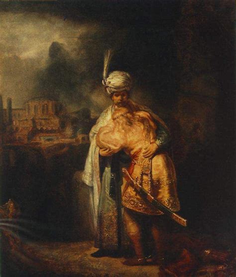 “the Reconciliation Of David And Absalom” Rembrandt Van Rijn Dutch