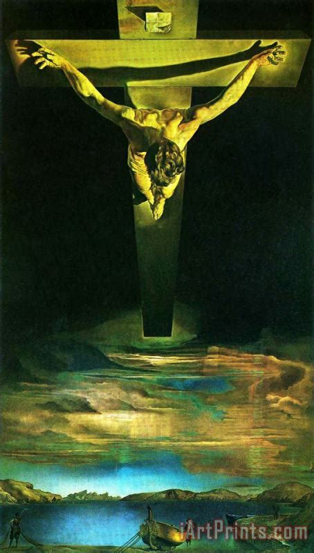 Salvador Dali Christ Of St John Of The Cross 1951 Painting Christ Of