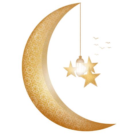 Islamic Crescent Png Transparent Islamic Crescent Moon With Lantern