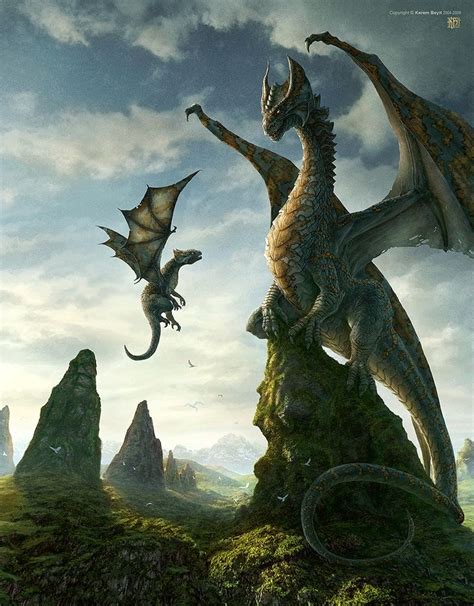 The Watcher Mythical Creatures Fantasy Dragon Dragon Pictures