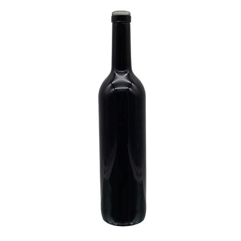 Black Wine Bottle Tall Glass Red Wine Bottle Hiking 75cl Glass