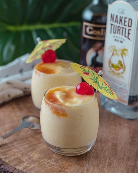 Our Classic Piña Colada Recipes Made With White Rum And Black Rum With