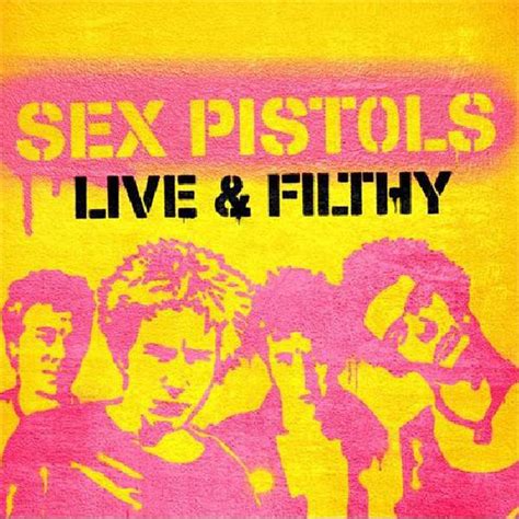 Carátula Frontal De Sex Pistols Live And Filthy Portada