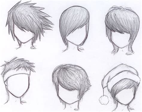 The 5th one on the second row reminds me of my friend's hair, except it's a bit shorter. how to draw anime boy hair step by step for beginners - Google Search... - SOFISTY hairstyle ...