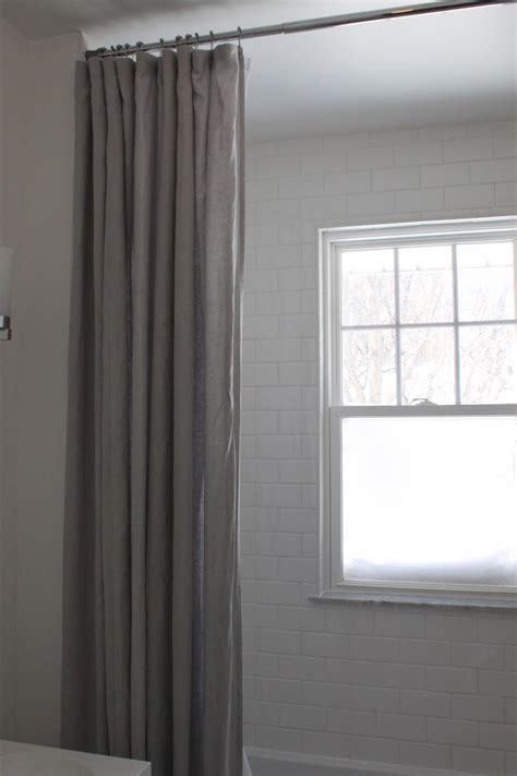 Noise reduction, blackout capabilities, and thermal insulation? modern jane: Our extra long shower curtain.