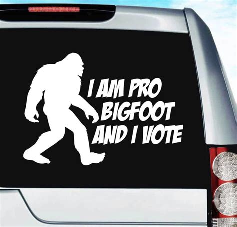 2 Bigfoot Research Team Jeep Renegade Graphic Vinyl Decal Sticker
