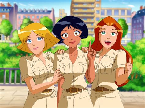 Image Clover Sam And Alex From Totally Spies As Fiesta Trio
