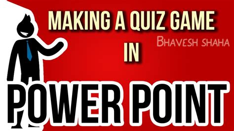 How To Make A Ppt Interactive Simple Quiz Game Show In Ms Power Point