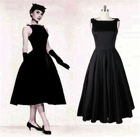 Audrey Hepburn Dresses Audrey Hepburn Vintage Style 50s Dresses