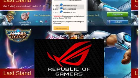 We did not find results for: Script Phising Mobile Legend Tournament - Zona Berbagi