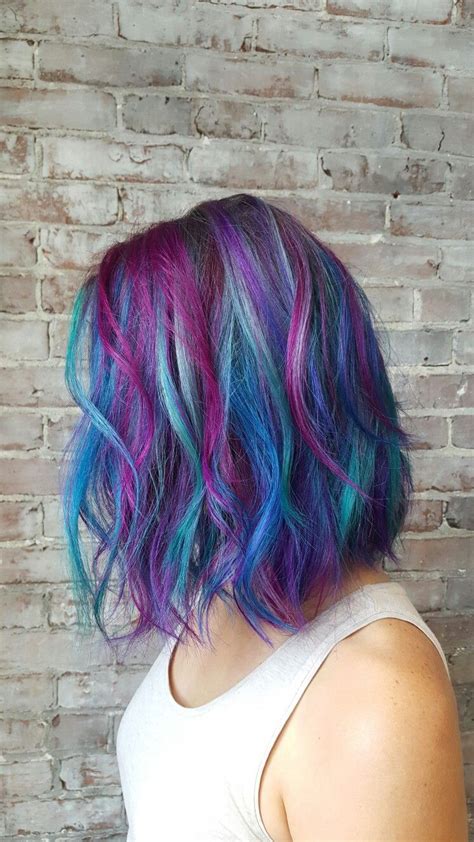 Pink And Blue Ombre Hair Spefashion