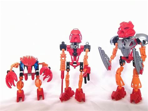 Lego Bionicle Lot Toa Tahu Mata And Tahu Nuva And Bohrok Tahnok