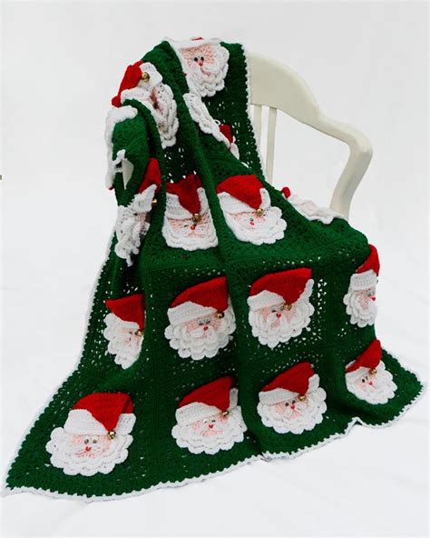 Christmas Santa Afghan Crochet Pattern Maggies Crochet