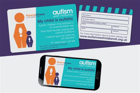 Autistic Person Alert Cards Autism West Midlands