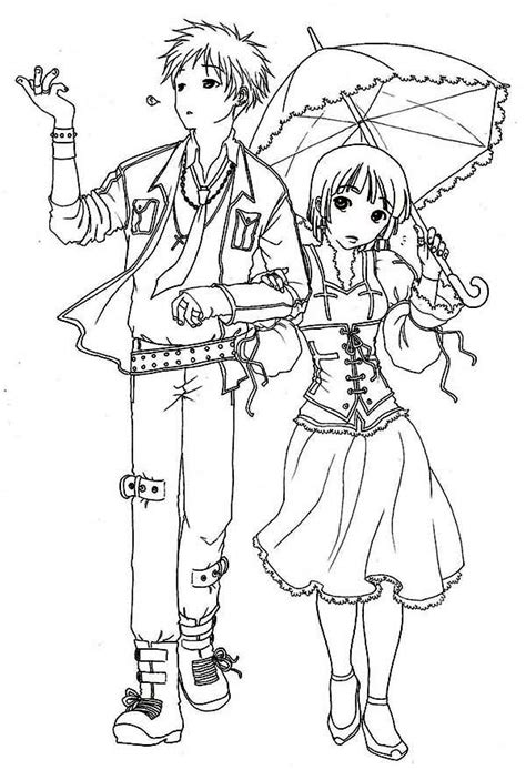 And simply searching for anime drawings step by. Romantic Japan Anime Coloring Page : Coloring Sky