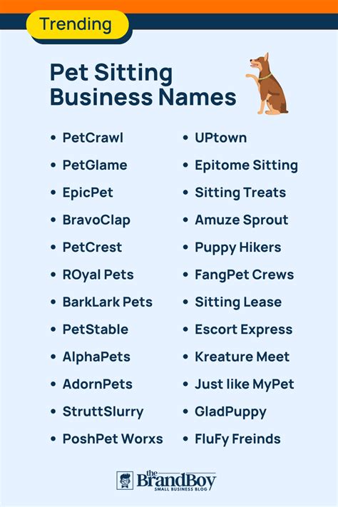 Pet Sitting Business Names 465 Catchy And Cool Names Video