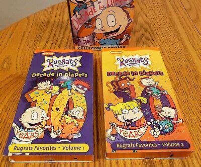 Rugrats Decade In Diapers Vhs New Sealed Complete Vol Collectors The