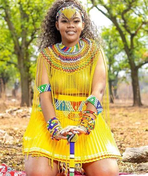 Most Gorgeous Zulu Traditional Attire 2023 Eucarl Wears Chegos Pl