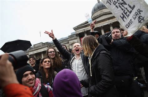 Thatchers Dead Party In Trafalgar Square Mirror Online