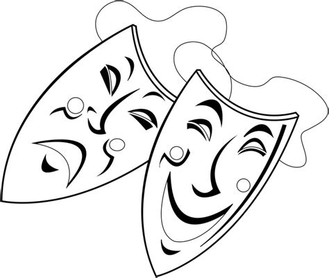 Drama Masks Free Clipart Download Freeimages