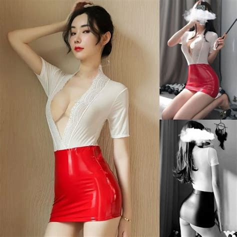 Jual Sexy Lingerie Dress Baju Haram Baju Dinas Istri Baju Seksi Ta1192 Wr Shopee Indonesia