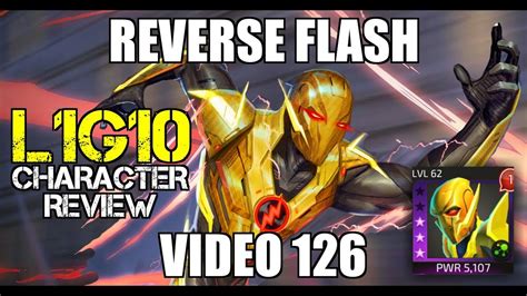 L1g10 Character Review Legendary Reverse Flash Youtube