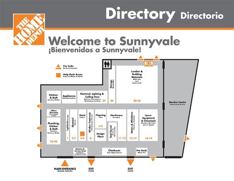 Home Depot Store Layout Map