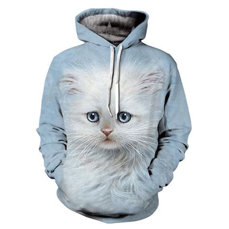 Beautiful Kitten Comfy Hoodie Printed Hoodies Sweatshirts