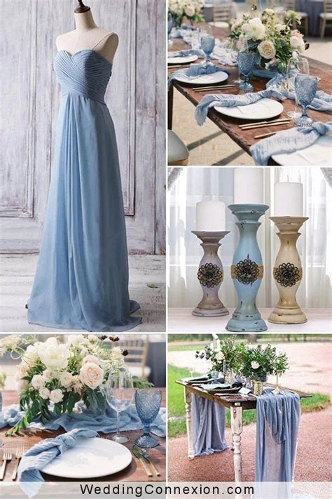 Dusty Blue French Country Inspired Wedding – Elegant Wedding Ideas
