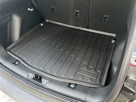 Shvgen Car Floor Mats 2 Rows And Cargo Liner Set Black Compatible For