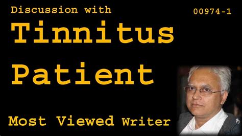 Discussion With Tinnitus Patient Health00974 1 Youtube
