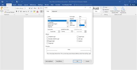 Best Way To Add A Superscript Or Subscript In Microsoft Word